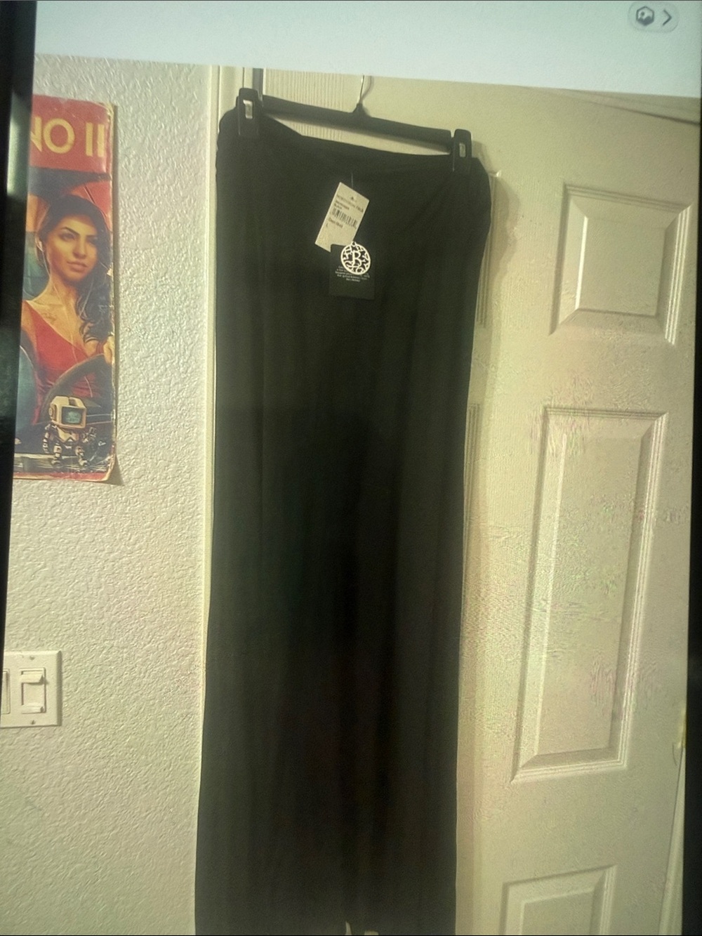 Nordstrom Black Maxi Skirt with Tag